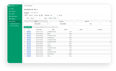 법인/개인카드 사용 내역 조회 이미지