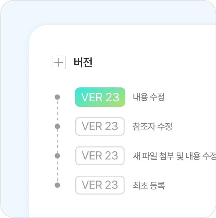 버전관리 이미지